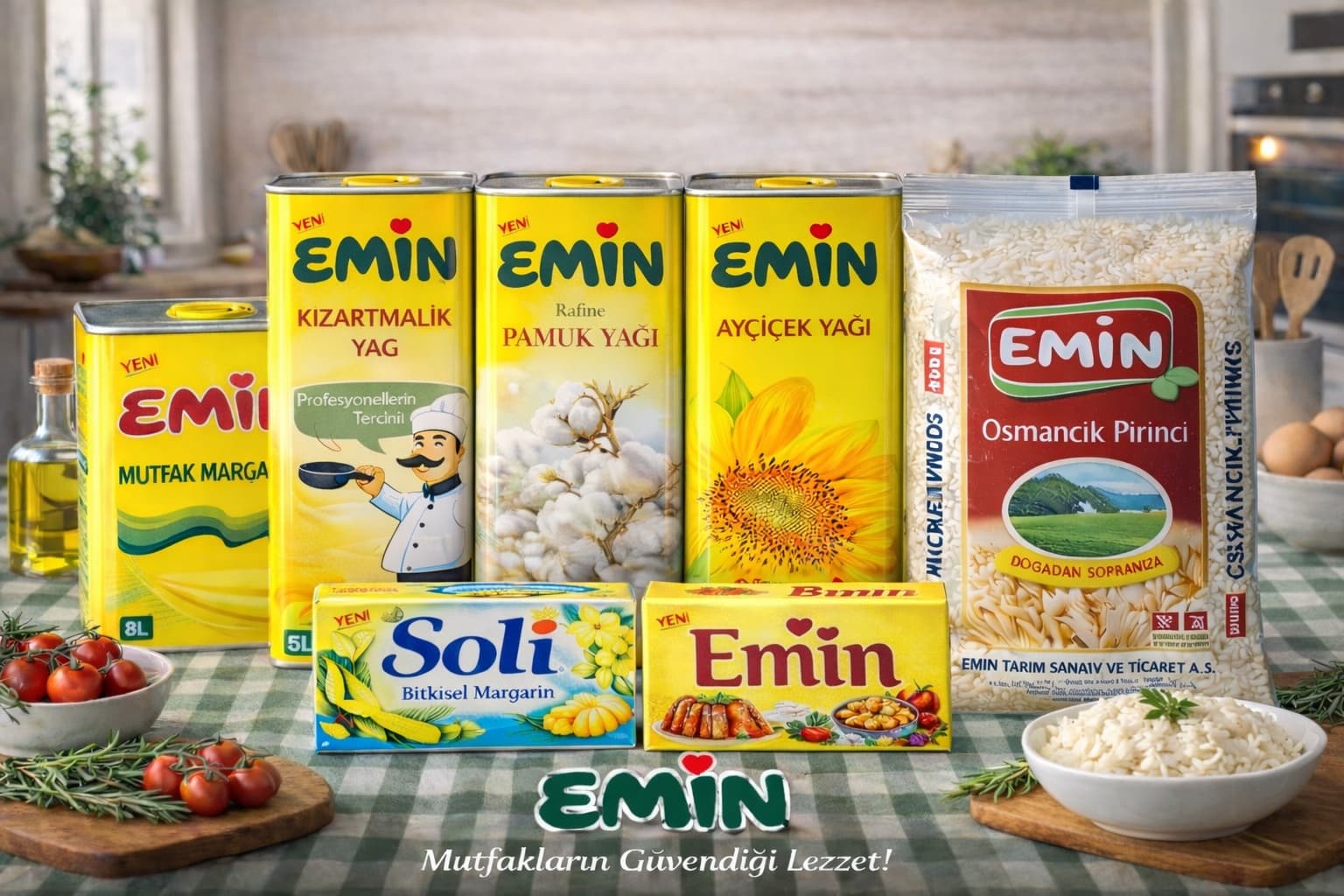 Emin Tarım ürün portföyü